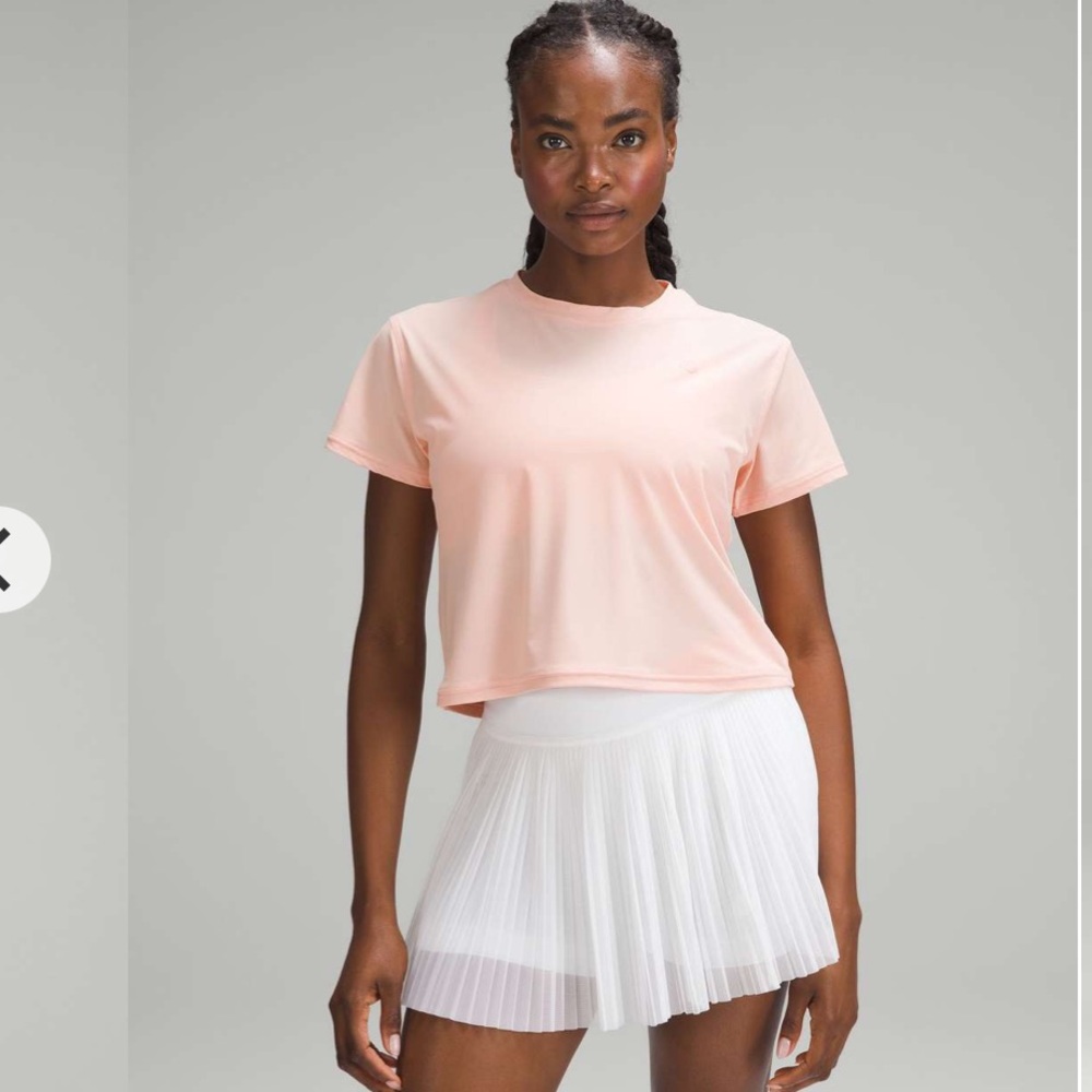 NWT Lululemon Lightweight tennis crew neck t shirt 2 melon sorbet